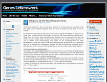 Tablet Screenshot of geneslebenswerk.de